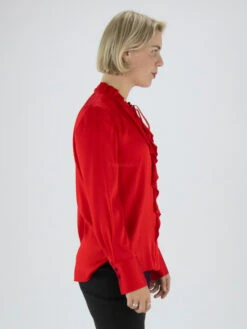 Marc Cain VC 51.41 W72 Blouse Rood -Kleding Speciaal Winkel 110000726 5