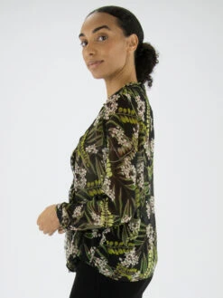 Marc Cain VC 51.52 W87 Blouse Groen -Kleding Speciaal Winkel 110000728 3