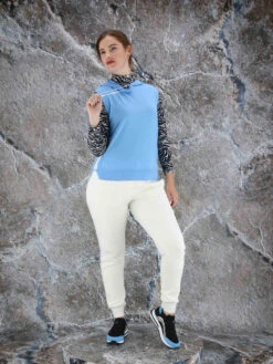 Marc Cain TS 61.01 M80 Tops Blauw -Kleding Speciaal Winkel 130000774 6