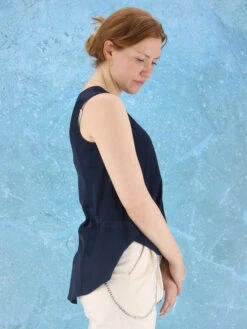 High CUE S53229 Tops Blauw 9 High CUE S53229 Tops Blauw -Kleding Speciaal Winkel 130000780 5