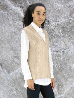 Marc Cain TC 42.03 M32 Tops Goud -Kleding Speciaal Winkel 134000049 4