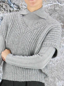 Peserico S99742F03-09153 Tops Grijs 17 Peserico S99742F03-09153 Tops Grijs -Kleding Speciaal Winkel 134000053 9