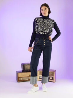 High DOZY S51282 Tops Blauw -Kleding Speciaal Winkel 134000065 6