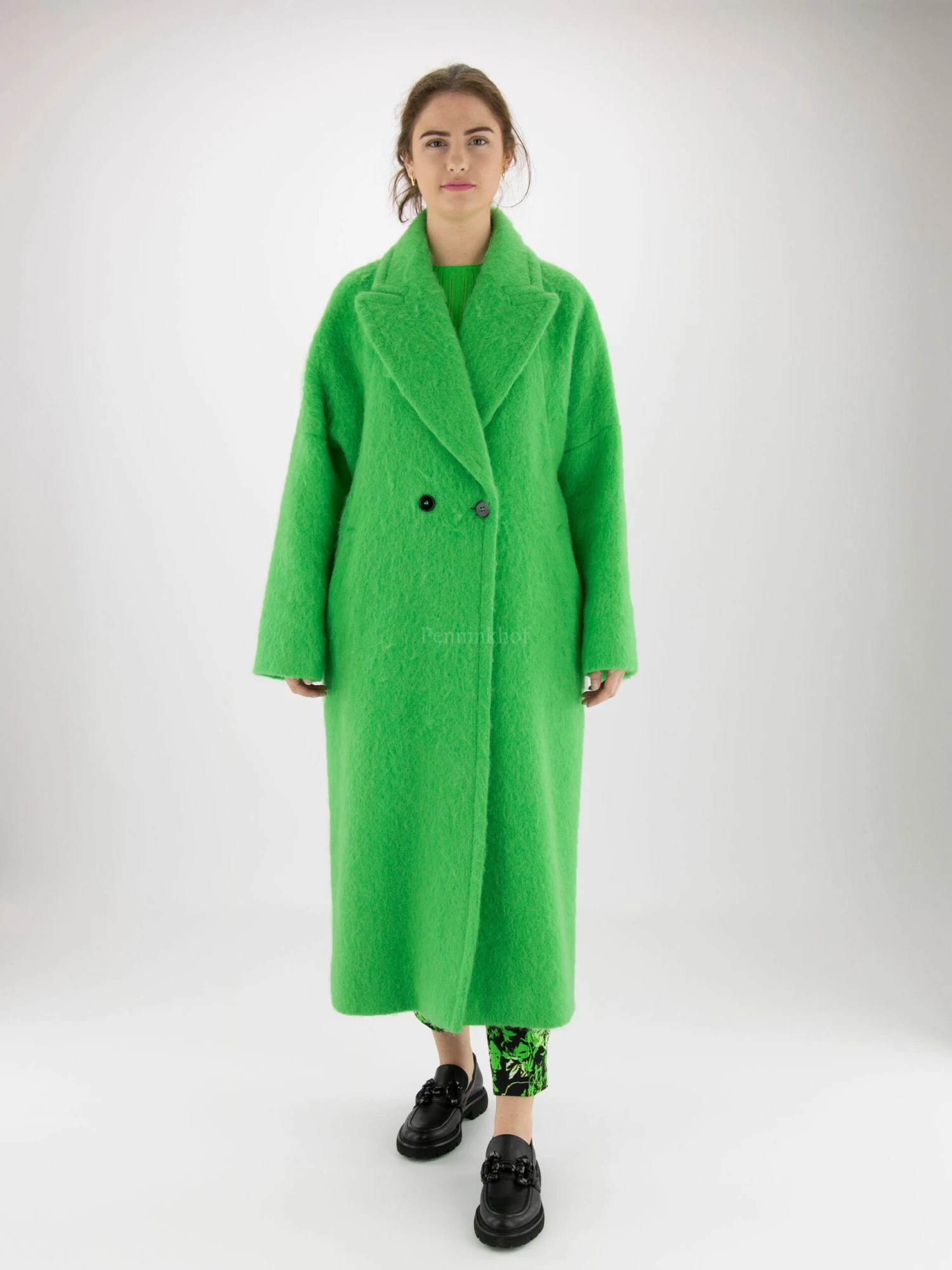 Marc Cain VC 11.16 W21 Mantel Groen 2 Marc Cain VC 11.16 W21 Mantel Groen - Afbeelding 2