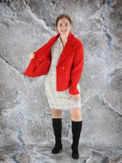 Marc Cain TC 12.02 W70 Coats Rood -Kleding Speciaal Winkel 145000398 6