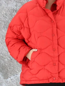 Marc Cain TC 12.03 W71 Coats Rood -Kleding Speciaal Winkel 145000399 8