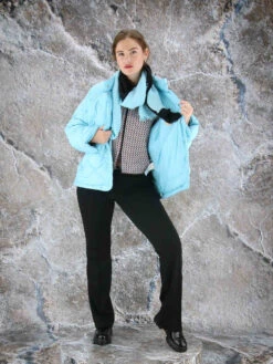 Marc Cain TC 12.03 W71 Coats Blauw -Kleding Speciaal Winkel 145000401 6