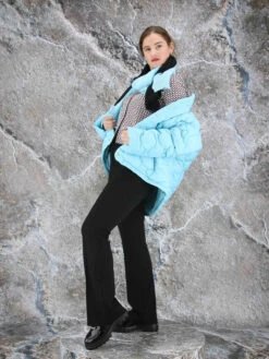 Marc Cain TC 12.03 W71 Coats Blauw -Kleding Speciaal Winkel 145000401 7