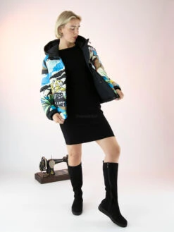 Marc Cain VS 12.02 W52 Coats Blauw -Kleding Speciaal Winkel 145000452 7