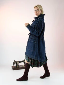 High FAREWELL 735044 Coats Blauw -Kleding Speciaal Winkel 145000460 7