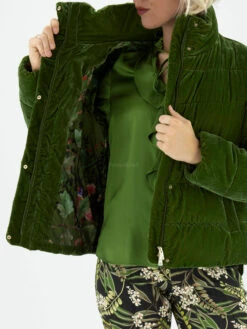 Marc Cain VC 12.07 W86 Coats Groen -Kleding Speciaal Winkel 145000473 9