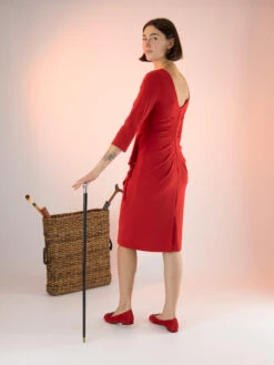 Joseph Ribkoff 233703 Uni Rood -Kleding Speciaal Winkel 160000725 7