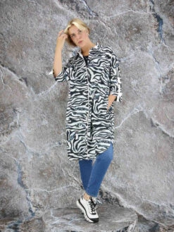 Marc Cain TS 21.18 W17 Jurken Wit -Kleding Speciaal Winkel 160100619 6