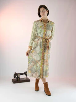 Marc Cain VC 21.26 W24 Jurken Groen -Kleding Speciaal Winkel 160100691 7