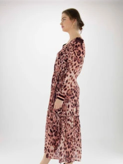 Marc Cain VS 21.04 W02 Jurken Rood -Kleding Speciaal Winkel 160100694 3