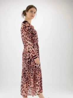 Marc Cain VS 21.04 W02 Jurken Rood -Kleding Speciaal Winkel 160100694 5