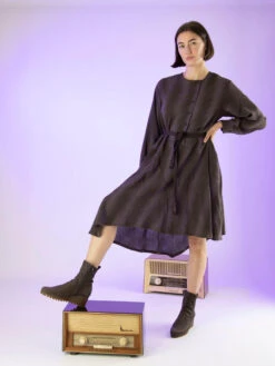 High LIMITLESS 721602 Jurken Paars -Kleding Speciaal Winkel 160100695 6