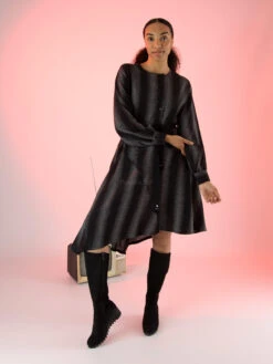 High LIMITLESS 721602 Jurken Zwart -Kleding Speciaal Winkel 160100696 6