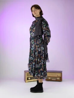 High KINDNESS 721601 Jurken Blauw -Kleding Speciaal Winkel 160100698 7