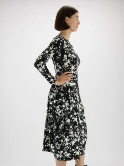 High AT LENGTH S21724 Jurken Zwart -Kleding Speciaal Winkel 160100702 5