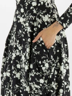 High AT LENGTH S21724 Jurken Zwart -Kleding Speciaal Winkel 160100702 8