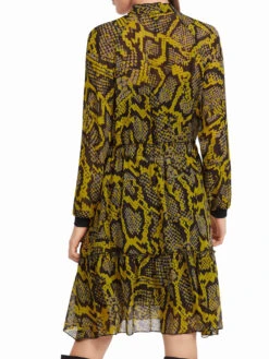 Marc Cain VS 21.25 W25 Jurken Geel 6 Marc Cain VS 21.25 W25 Jurken Geel -Kleding Speciaal Winkel 160100711 3