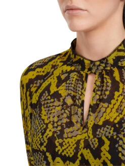 Marc Cain VS 21.25 W25 Jurken Geel 7 Marc Cain VS 21.25 W25 Jurken Geel -Kleding Speciaal Winkel 160100711 4