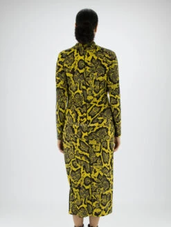 Marc Cain VS 21.31 J36 Jurken Geel -Kleding Speciaal Winkel 160100712 4