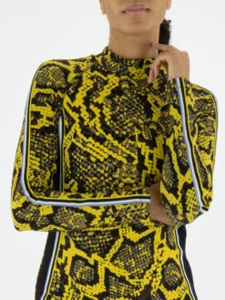 Marc Cain VS 21.31 J36 Jurken Geel -Kleding Speciaal Winkel 160100712 9