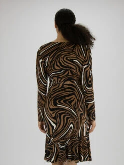 Joseph Ribkoff 233221 Jurken Bruin -Kleding Speciaal Winkel 160100722 4