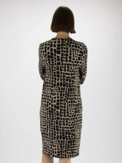 Joseph Ribkoff 233073 Jurken Taupe -Kleding Speciaal Winkel 160100723 4