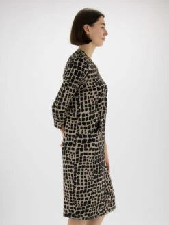 Joseph Ribkoff 233073 Jurken Taupe -Kleding Speciaal Winkel 160100723 5