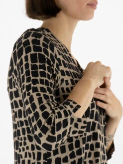 Joseph Ribkoff 233073 Jurken Taupe -Kleding Speciaal Winkel 160100723 9