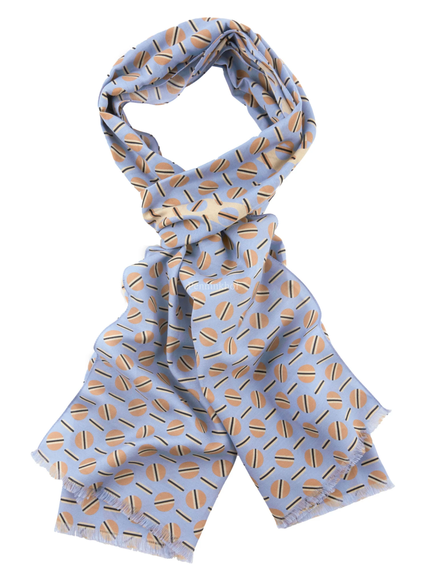 Marc Cain VC B4.07 Z18 Shawls Blauw 1 Marc Cain VC B4.07 Z18 Shawls Blauw