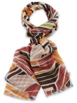 Marc Cain VC B4.12 Z22 Shawls Oranje