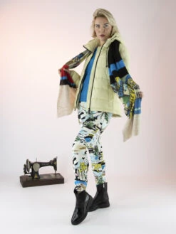 Marc Cain VS B4.05 M16 Shawls Blauw -Kleding Speciaal Winkel 301000879 3