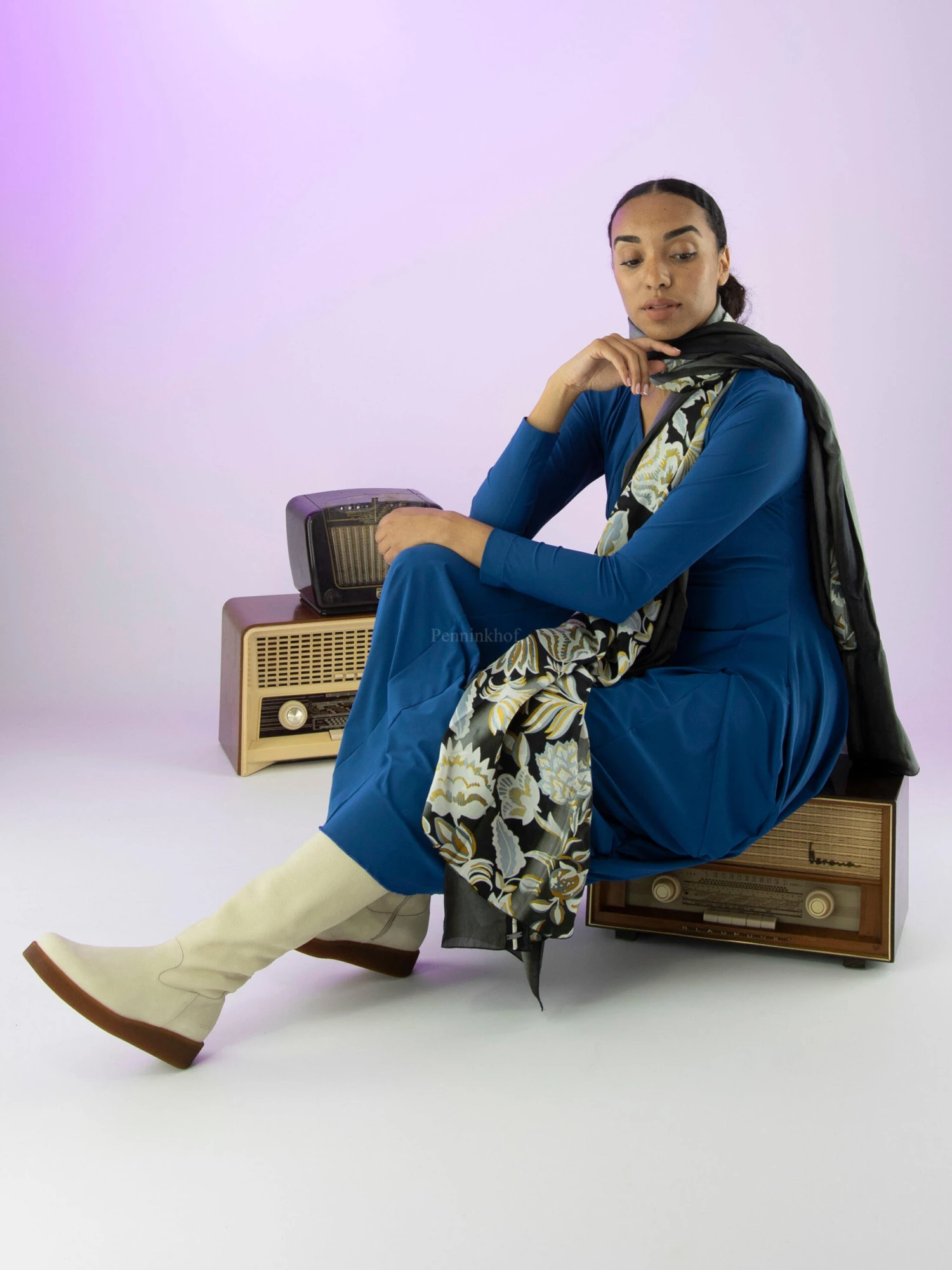 High TIDINGS 790920 Shawls Zwart 3 High TIDINGS 790920 Shawls Zwart - Afbeelding 3