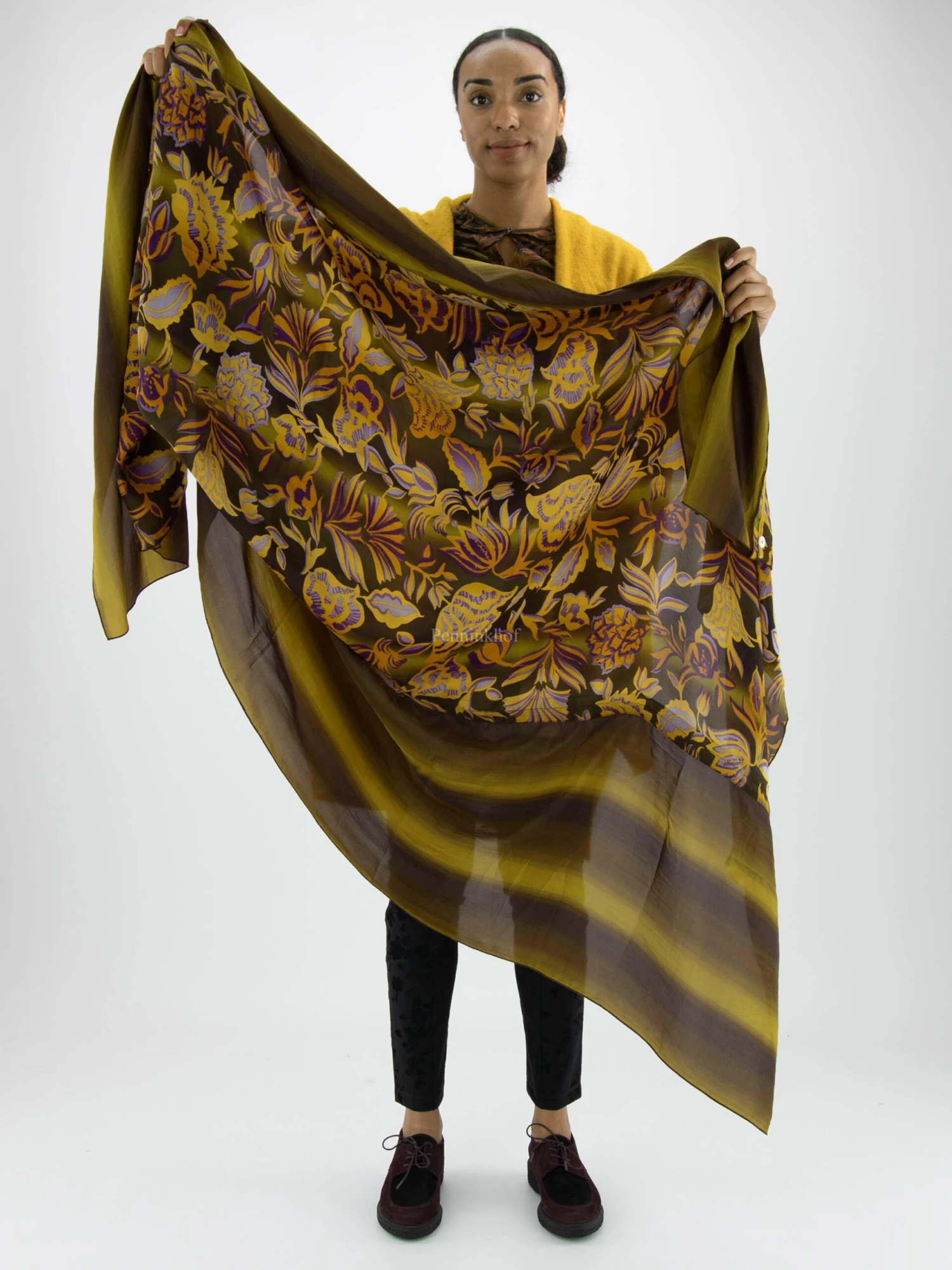 High TIDINGS 790920 Shawls Groen 2 High TIDINGS 790920 Shawls Groen - Afbeelding 2